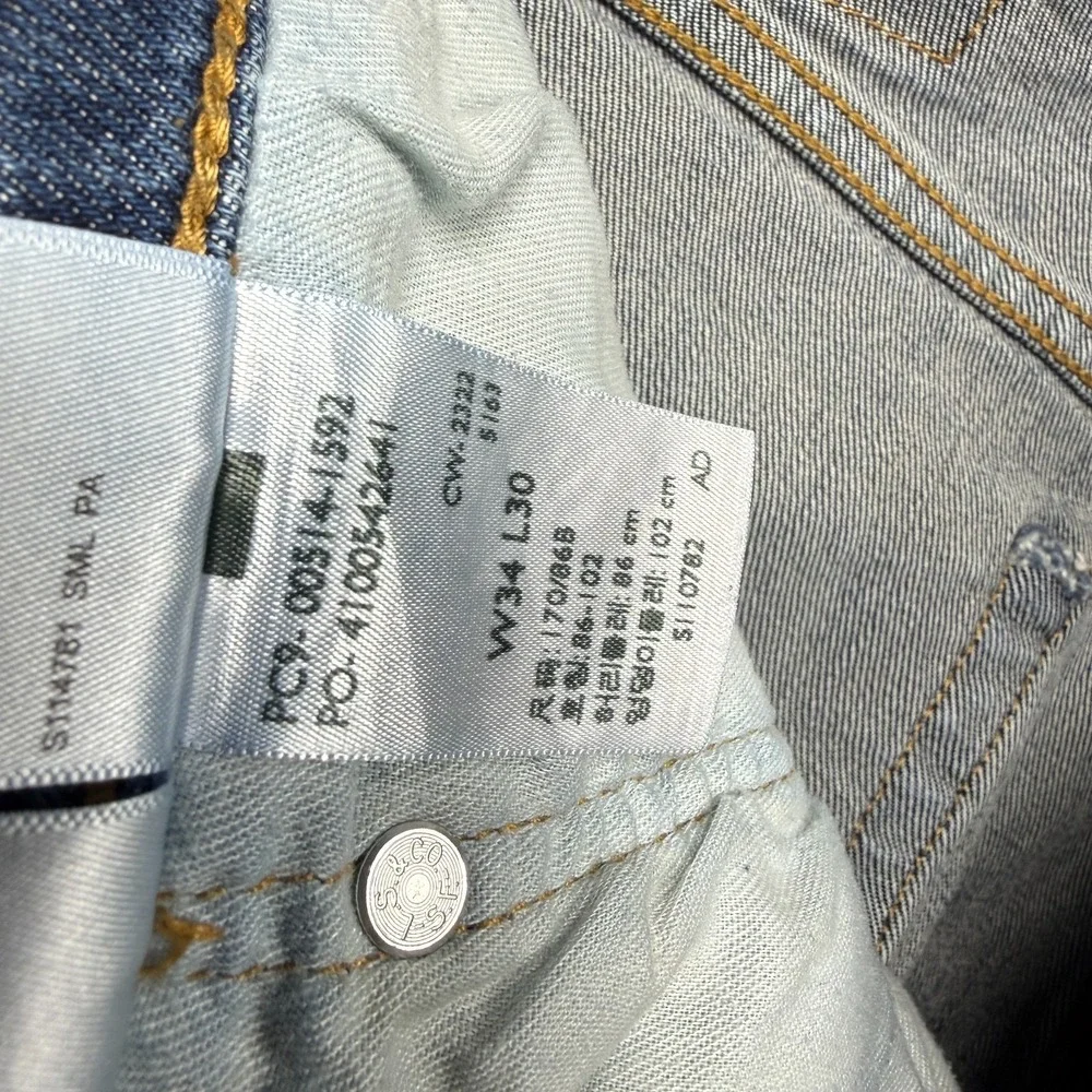 Levi's 514 Jeans Men 34x30‎ Dark Wash Straight Fit Denim Casual Everyday Classic